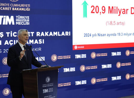 Ticaret Bakanı Ömer Bolat, Nisan Ayı dış ticaret verilerini açıkladı