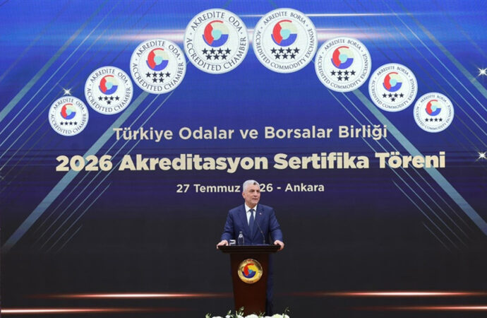 Ticaret Bakanı Bolat, TOBB 2026 Akreditasyon Sertifika Töreni’nde konuştu